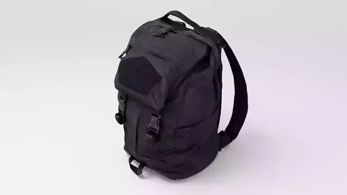 Black urban backpack bag luggage