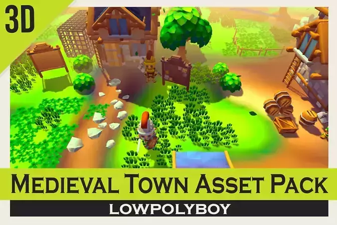 Medieval Town Asset Pack