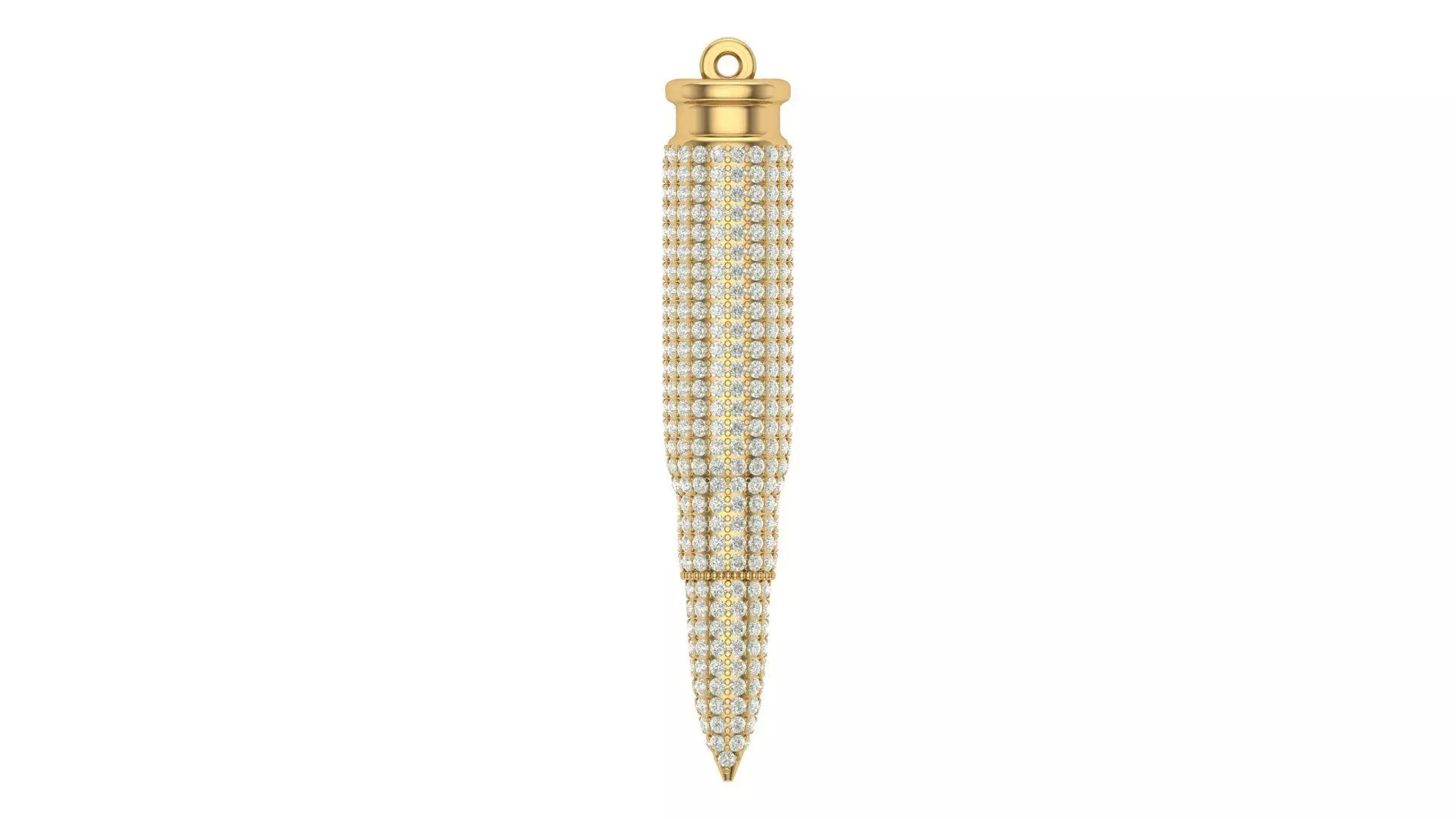 bullet hiphop pendant 3D print model_0