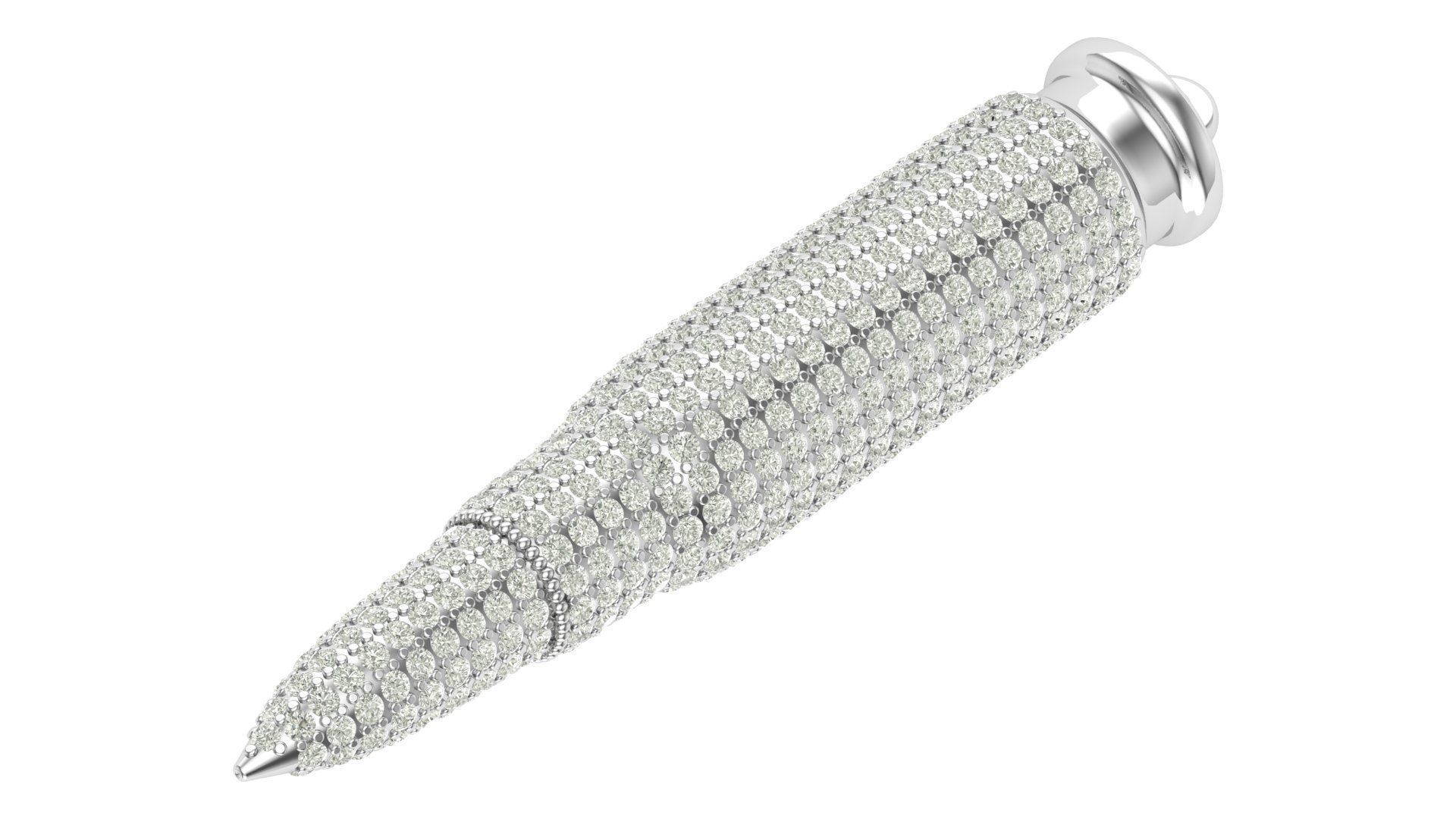 bullet hiphop pendant 3D print model_5