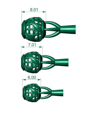 3 size Spherical beads