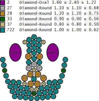 star hiphop pendant 3D print model_16