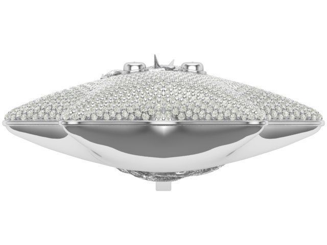 star hiphop pendant 3D print model_8