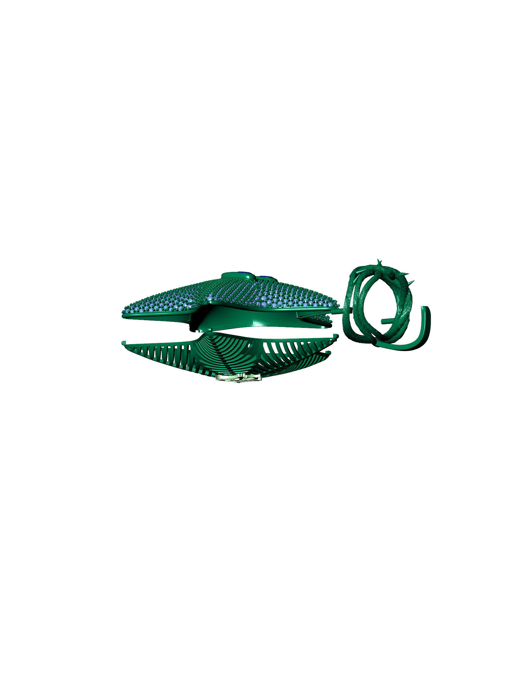 star hiphop pendant 3D print model_15