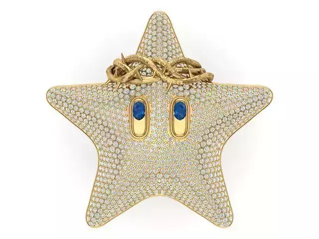 star hiphop pendant