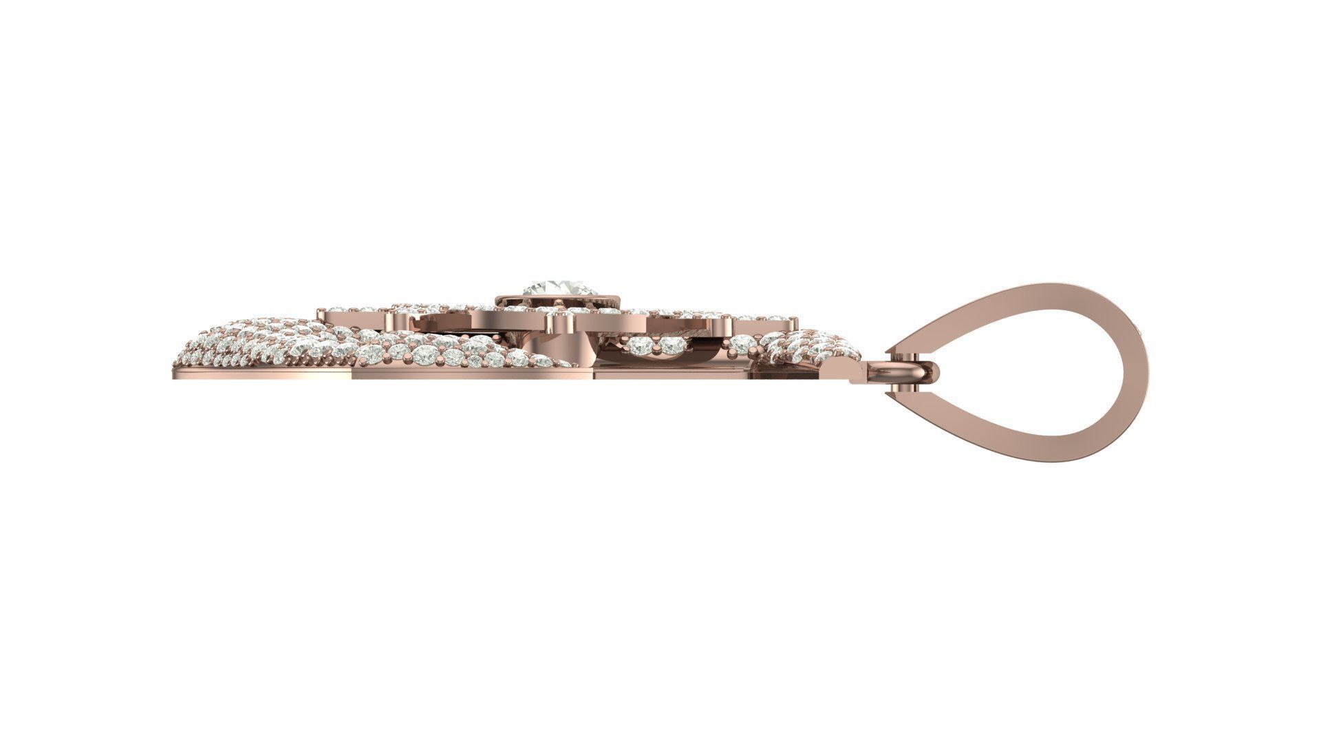 anchor hiphop pendant 3D print model_10