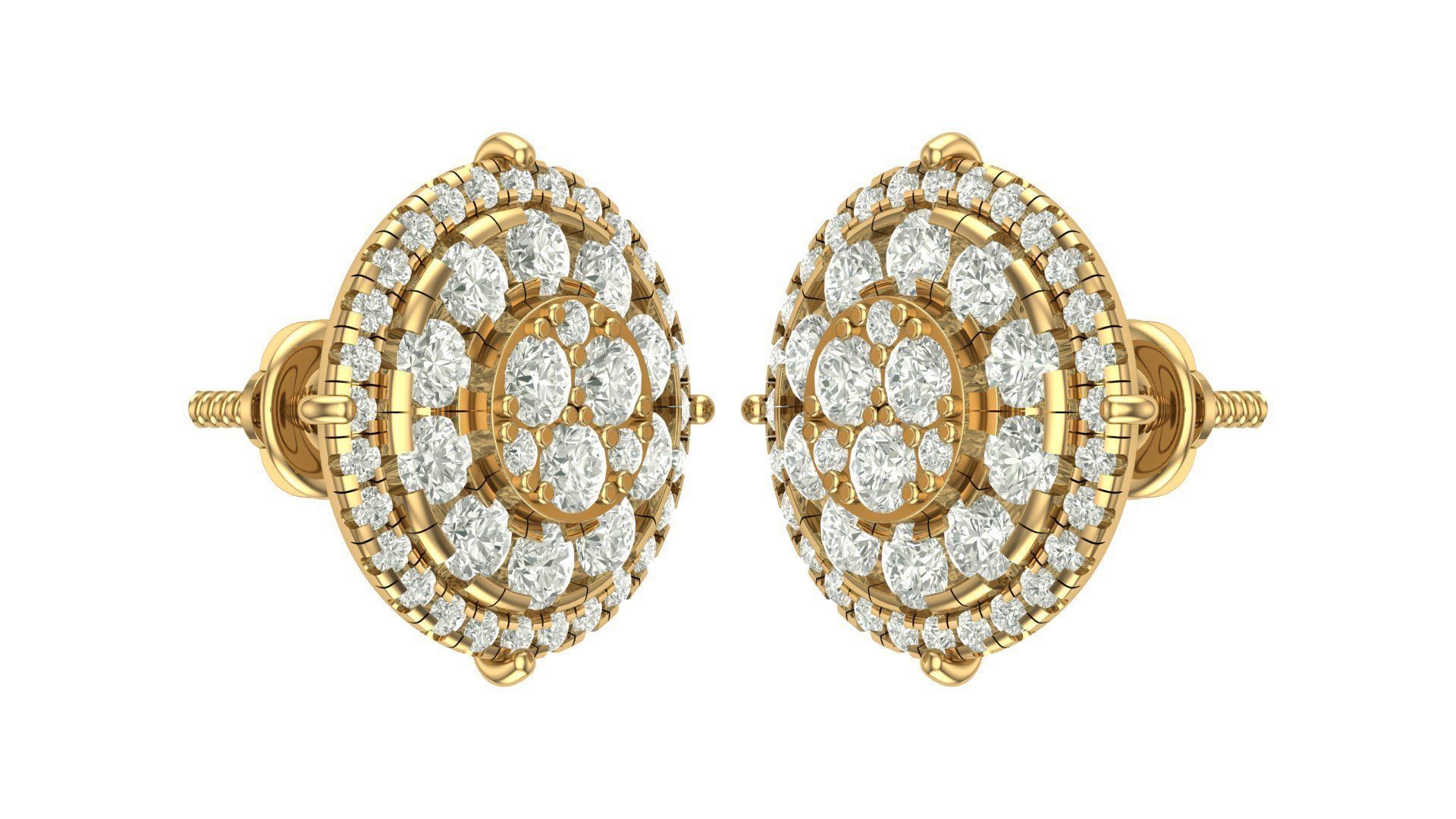 earring 3D print model_6