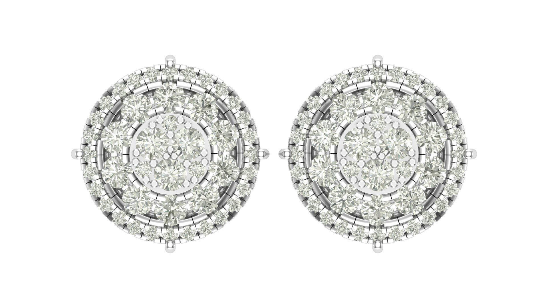 earring 3D print model_2