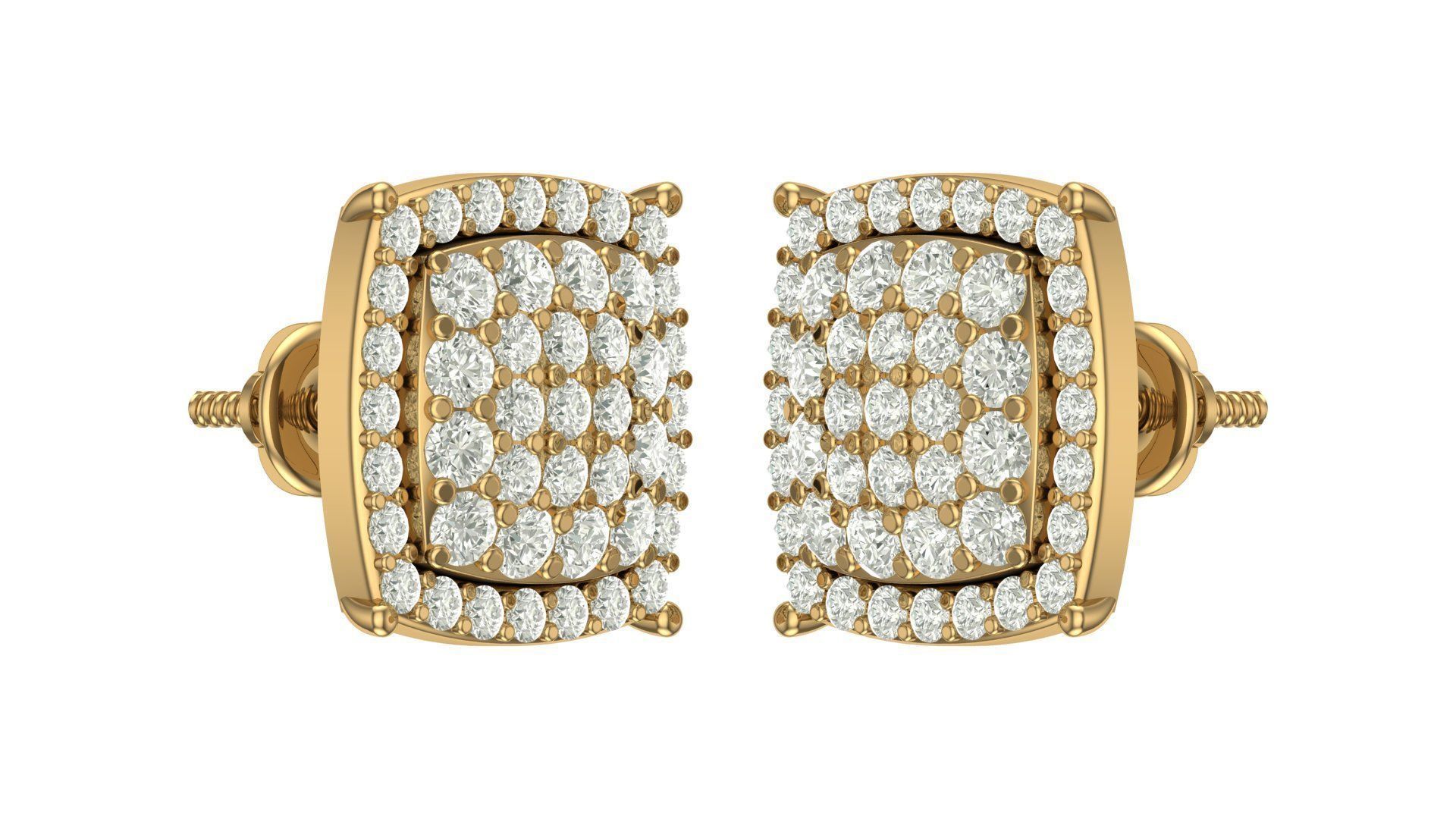 earring 3D print model_3