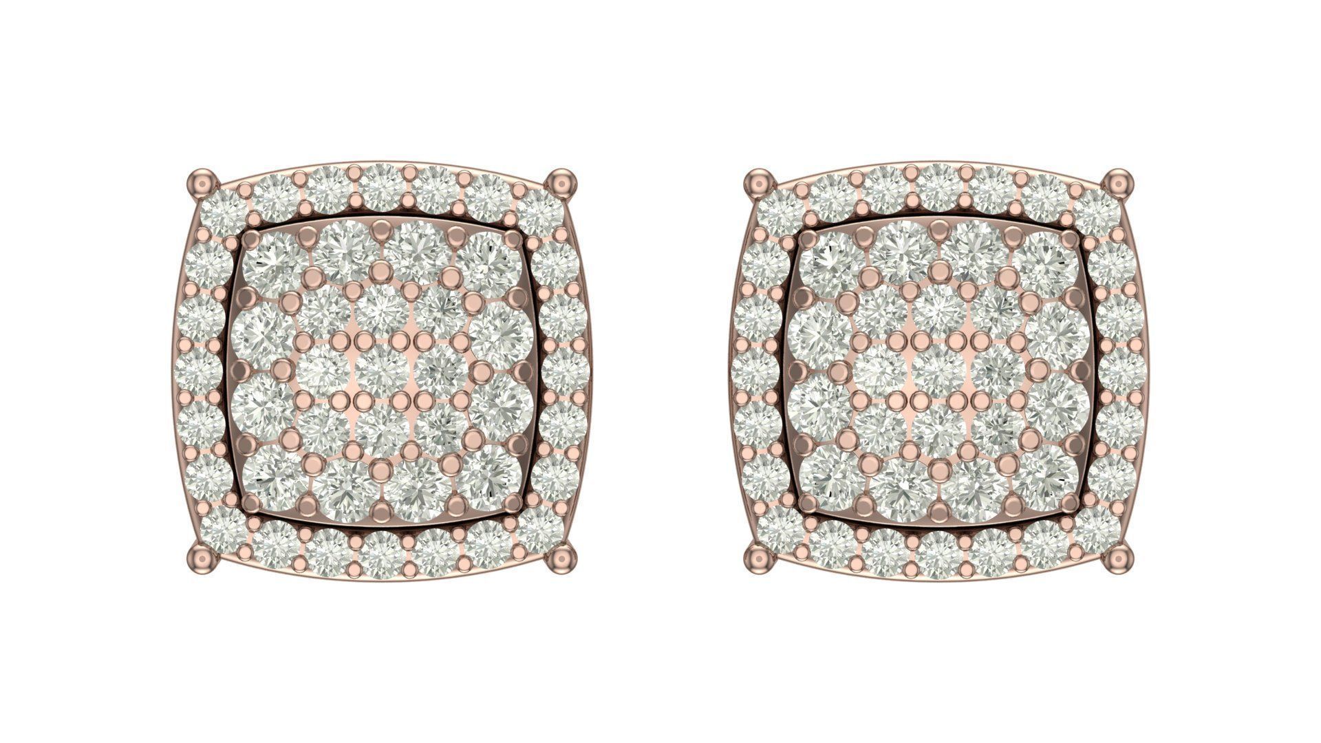 earring 3D print model_1