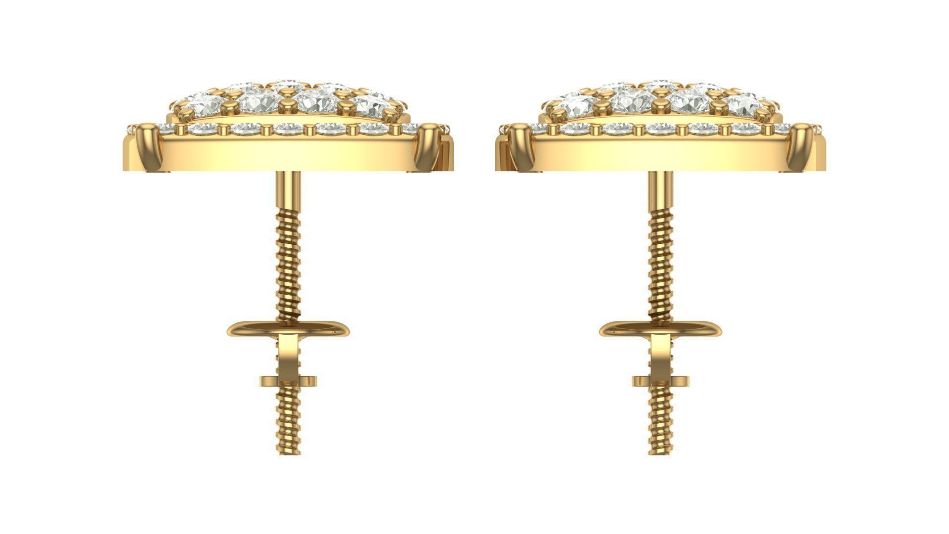 earring 3D print model_9