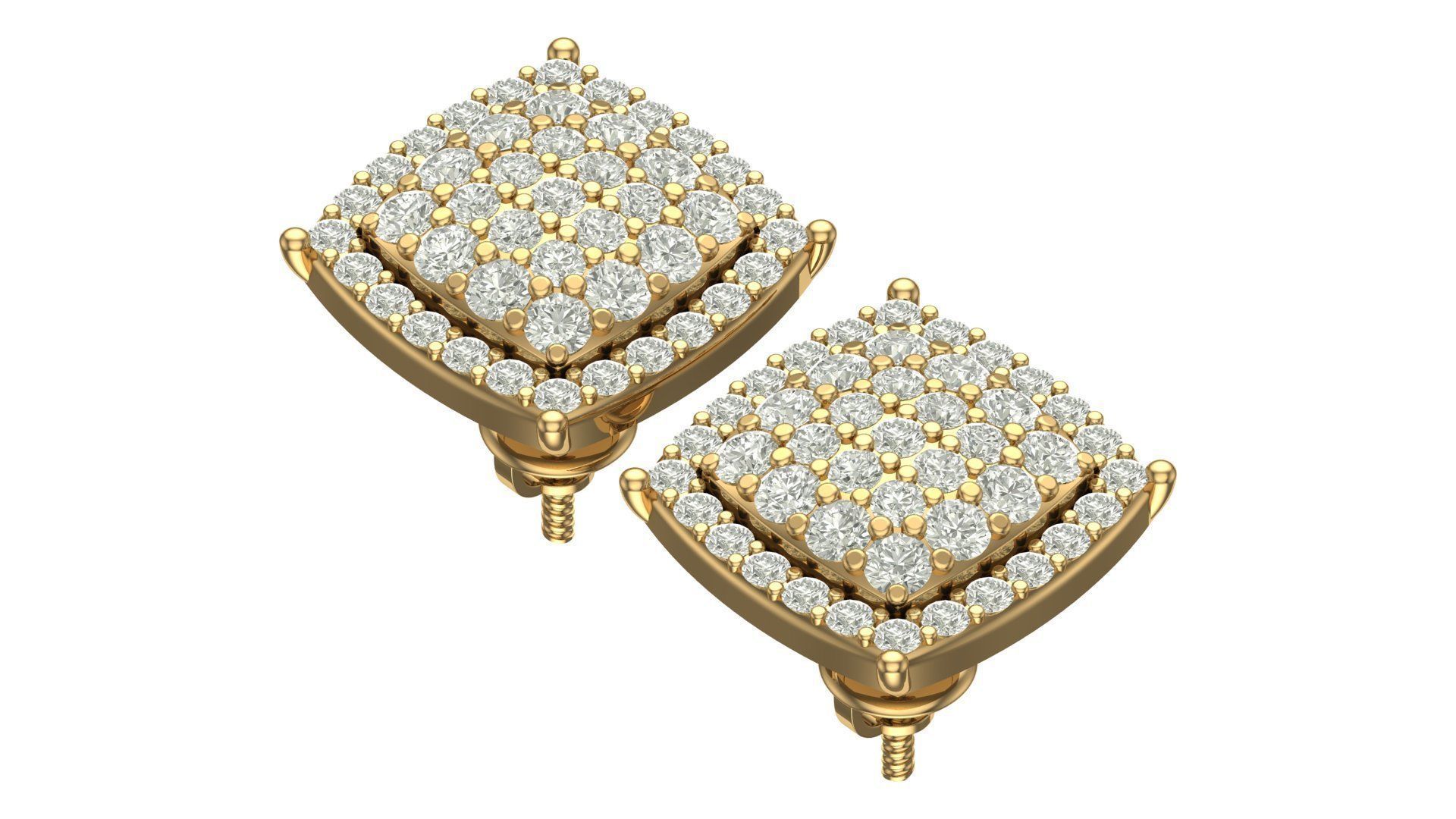 earring 3D print model_6