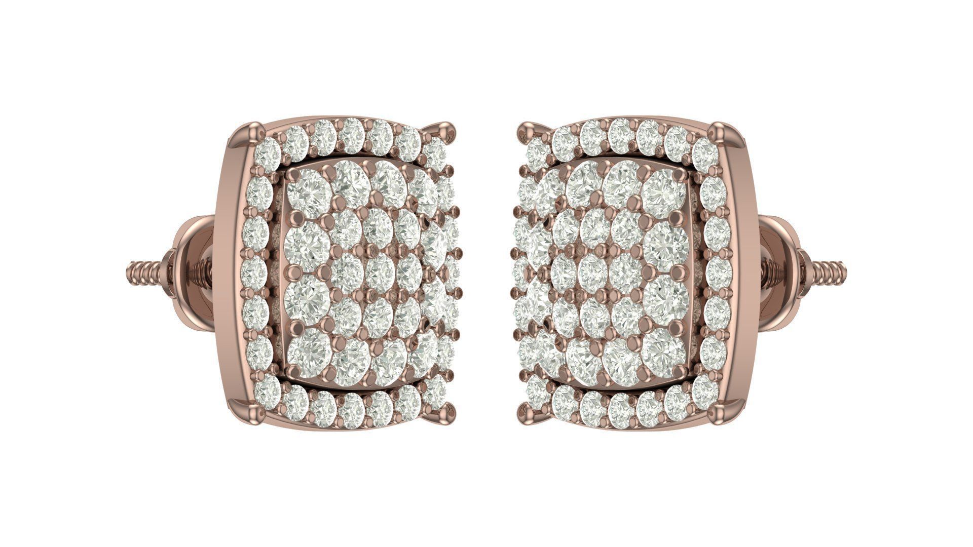 earring 3D print model_4