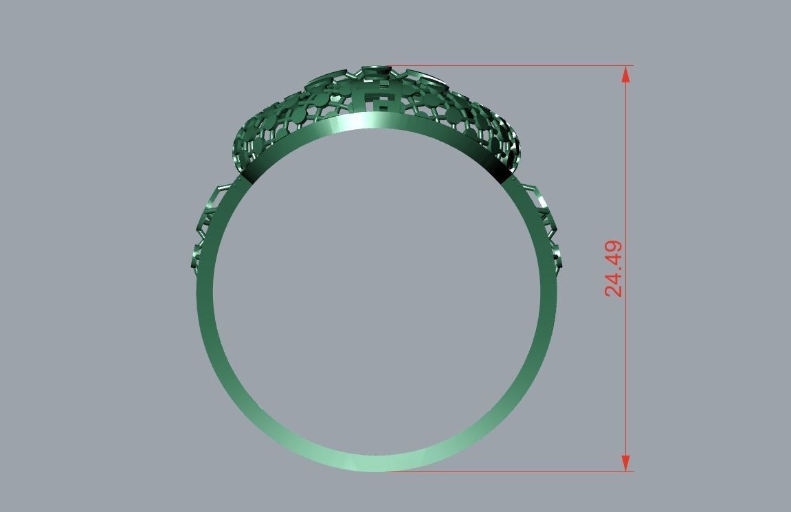rings 3D print model_2
