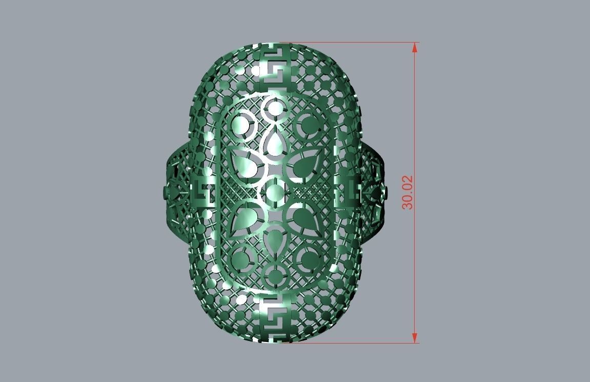 rings 3D print model_1