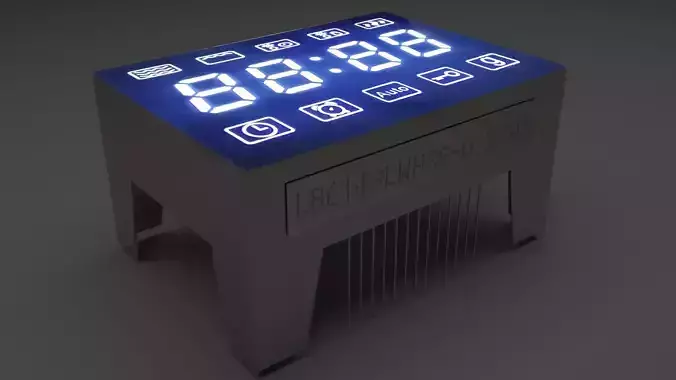 Illuminated Microwave 7 Segmented LED