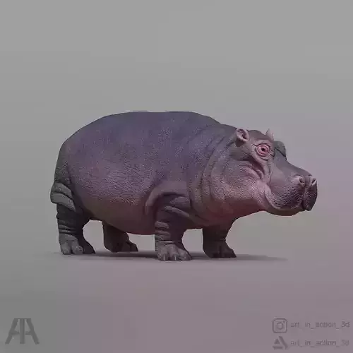 HIPPOPOTAMUS 3D print model