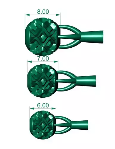 3 size Spherical beads