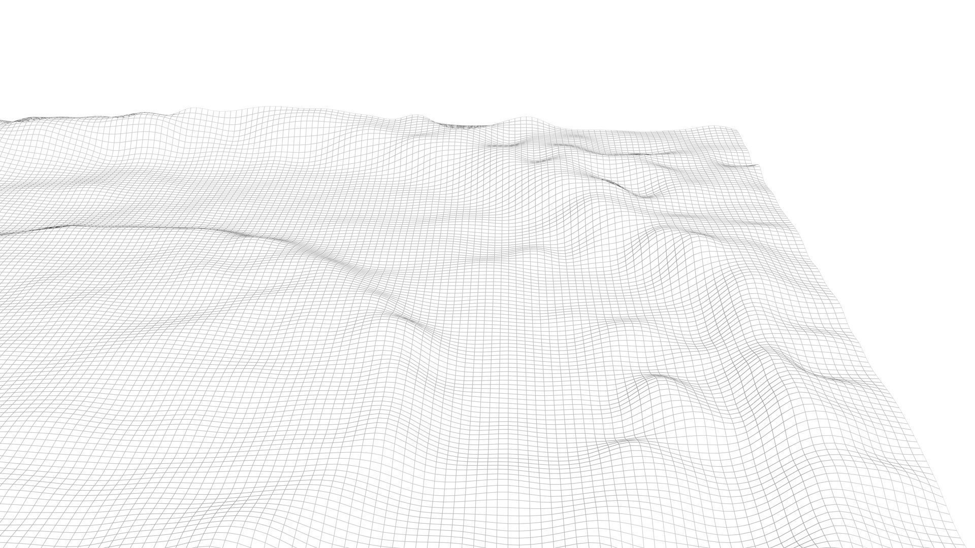 Icy Martian Crater 3D model_11
