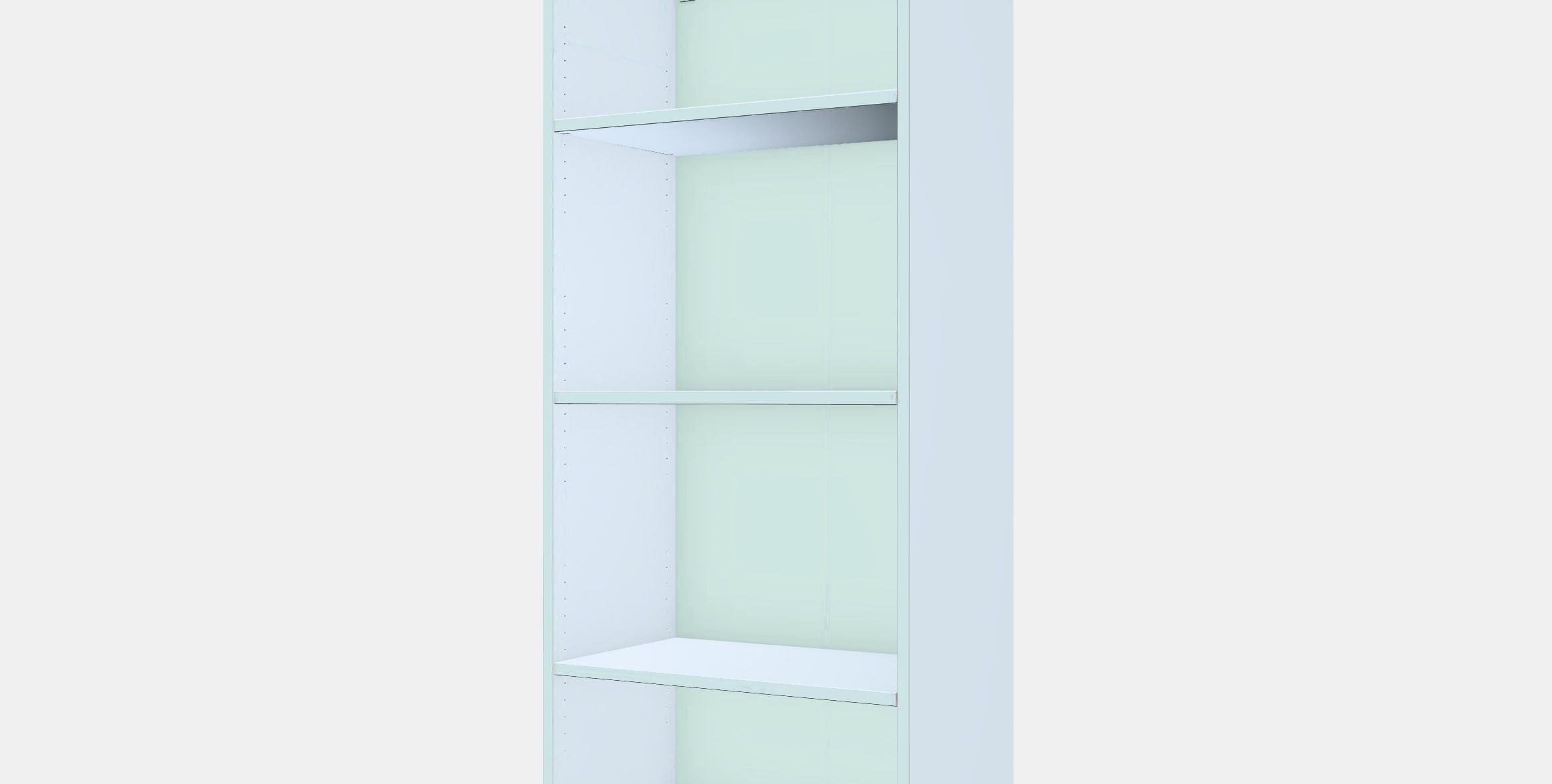 SKRUVBY Bookcase Low-poly 3D model_13