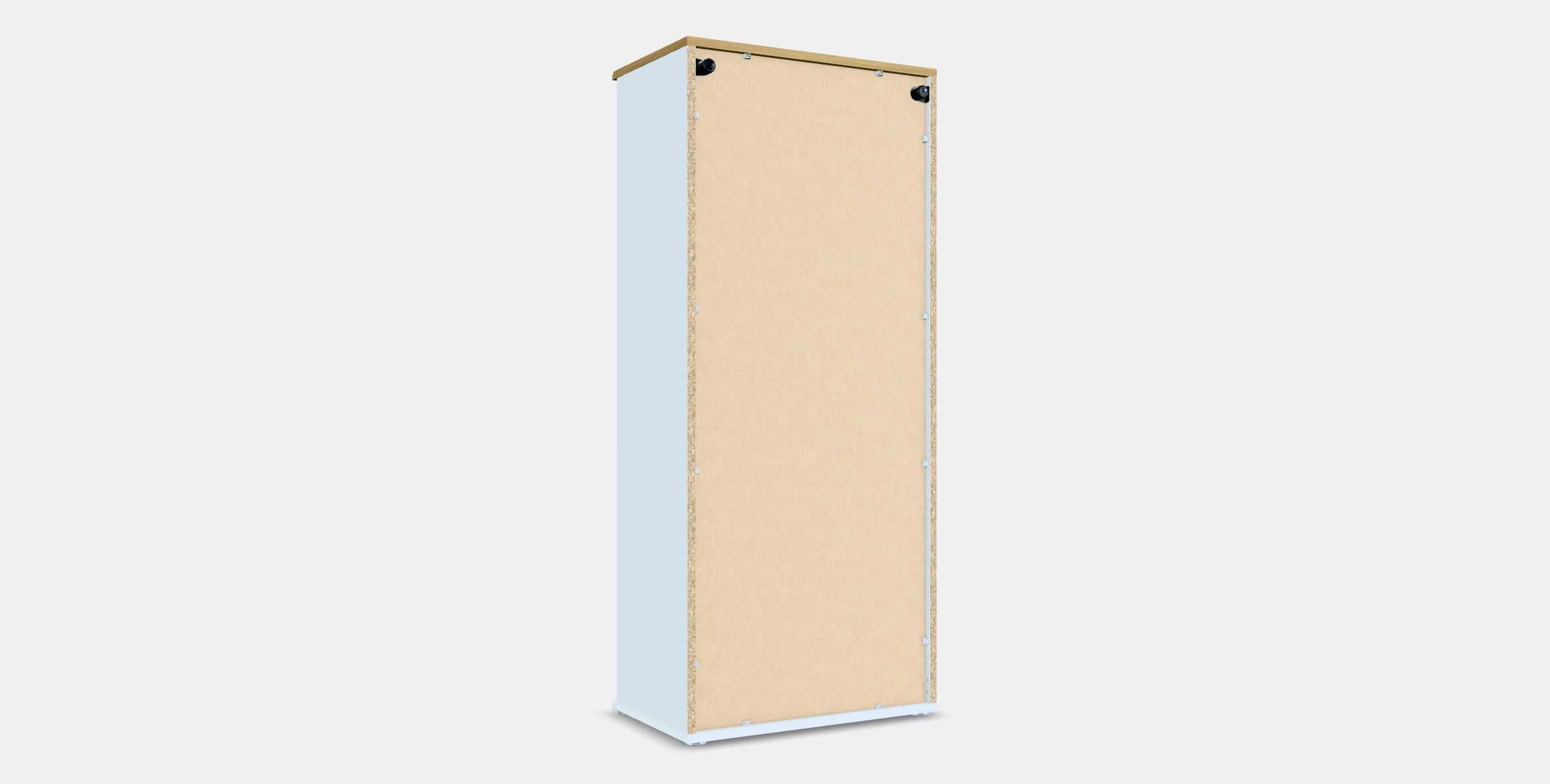 SKRUVBY Bookcase Low-poly 3D model_16