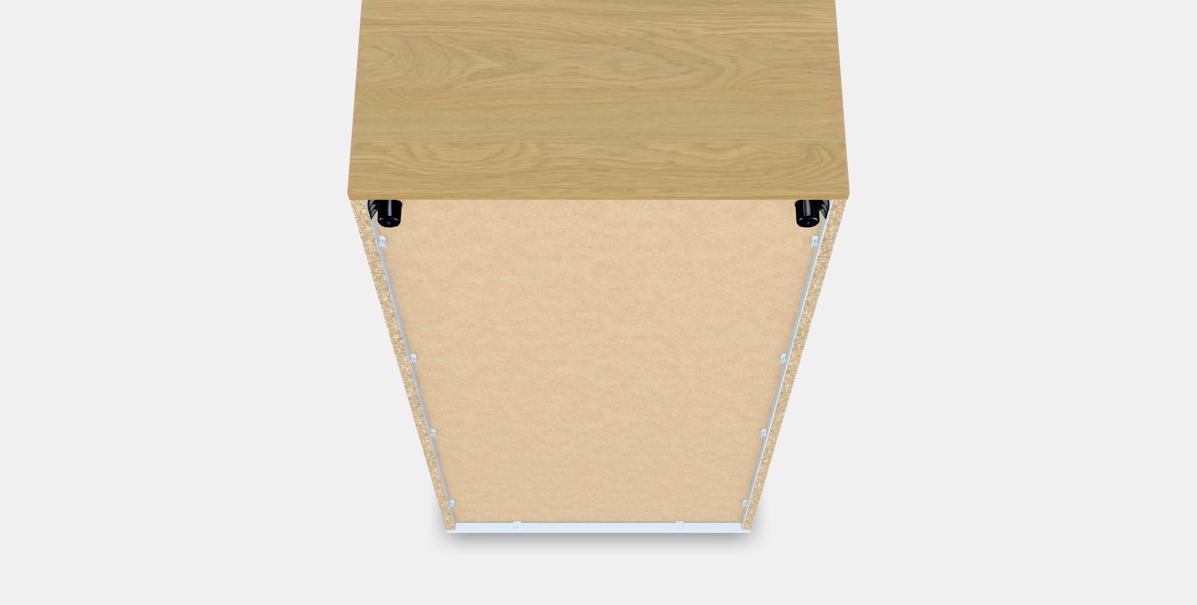 SKRUVBY Bookcase Low-poly 3D model_7