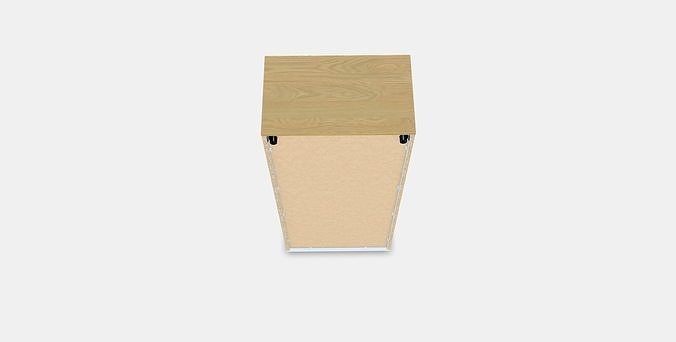 SKRUVBY Bookcase Low-poly 3D model
