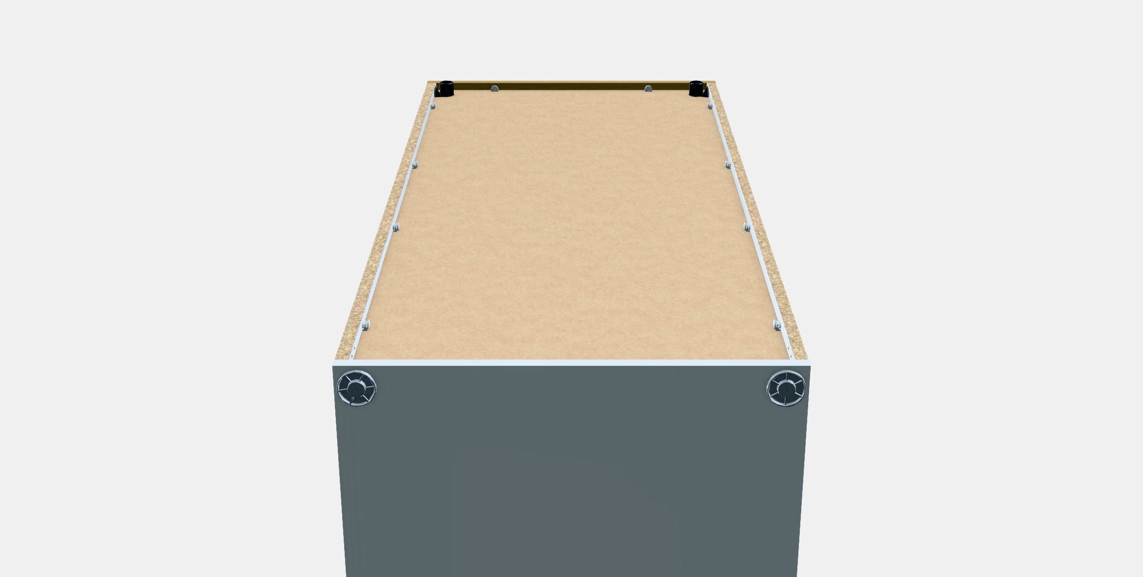 SKRUVBY Bookcase Low-poly 3D model_8