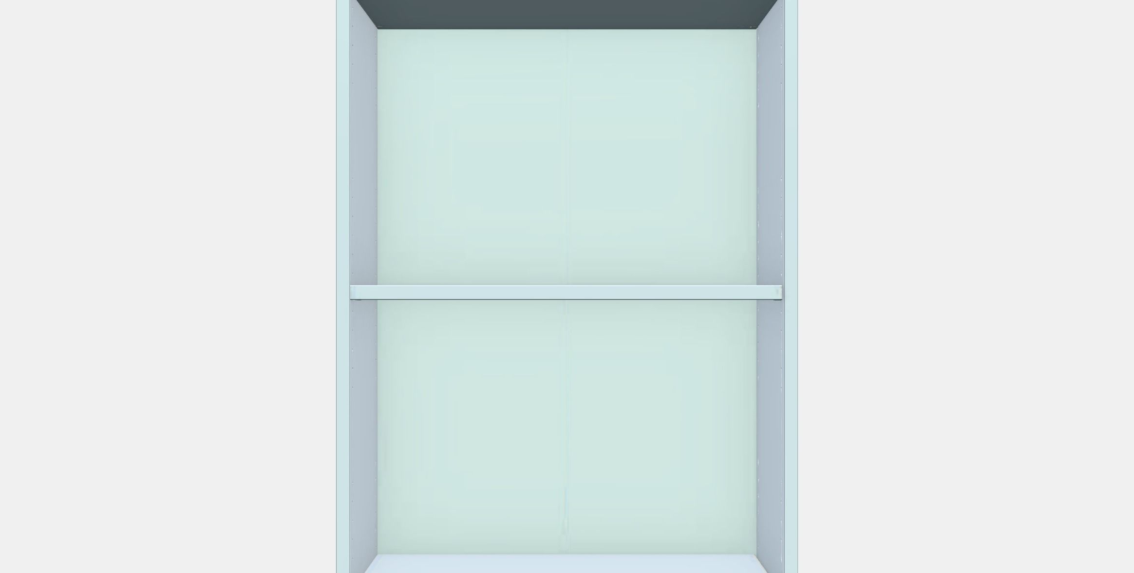 SKRUVBY Bookcase Low-poly 3D model_11