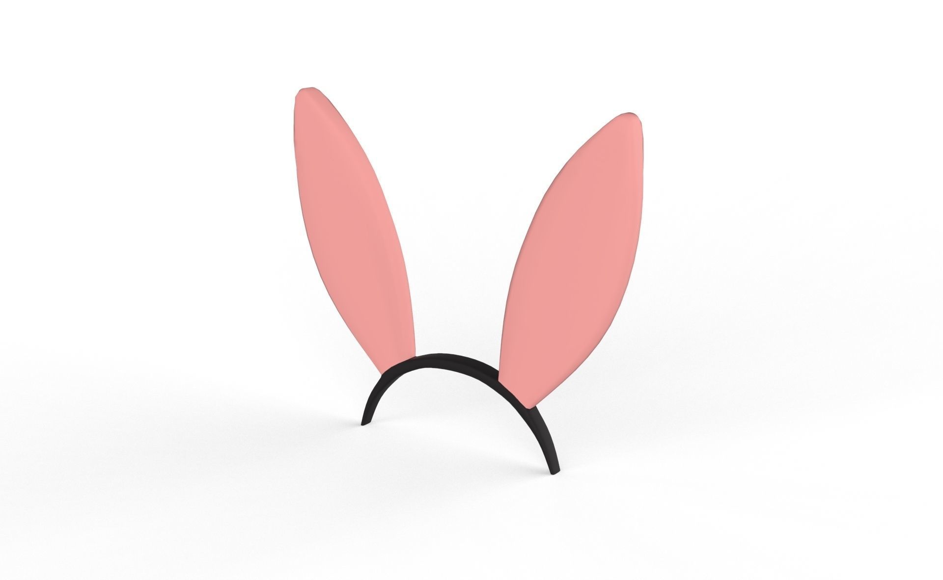 Prop63 Rabbit Headband  Low-poly 3D model_9