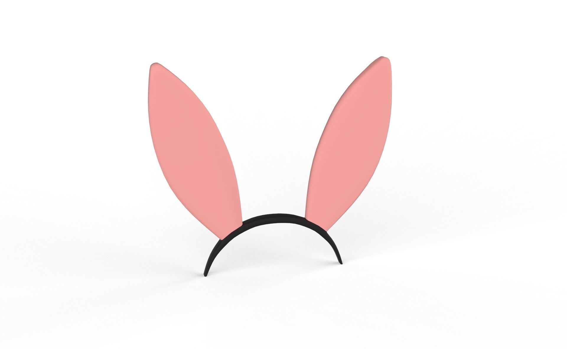 Prop63 Rabbit Headband  Low-poly 3D model_7