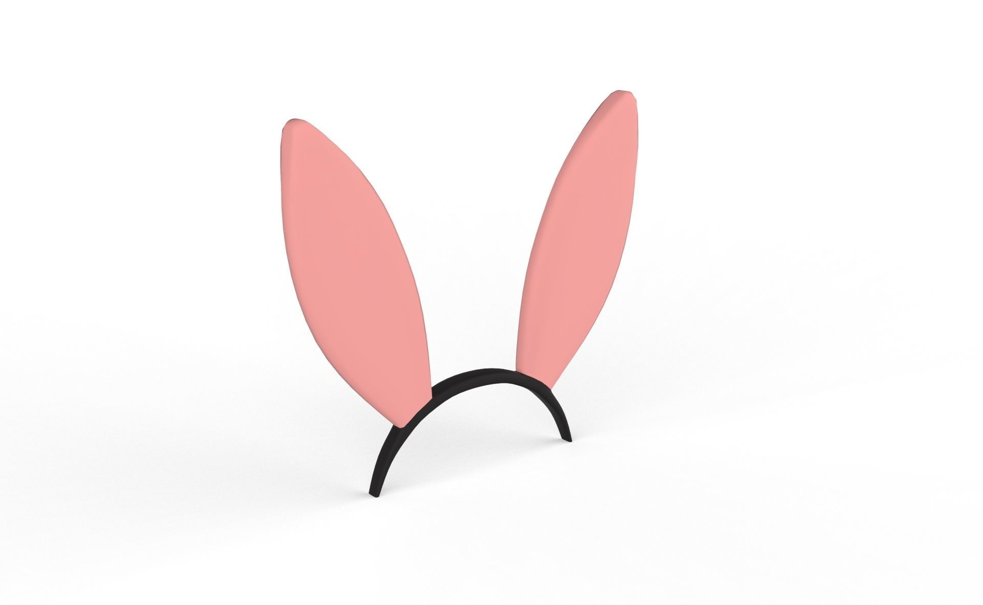 Prop63 Rabbit Headband  Low-poly 3D model_6
