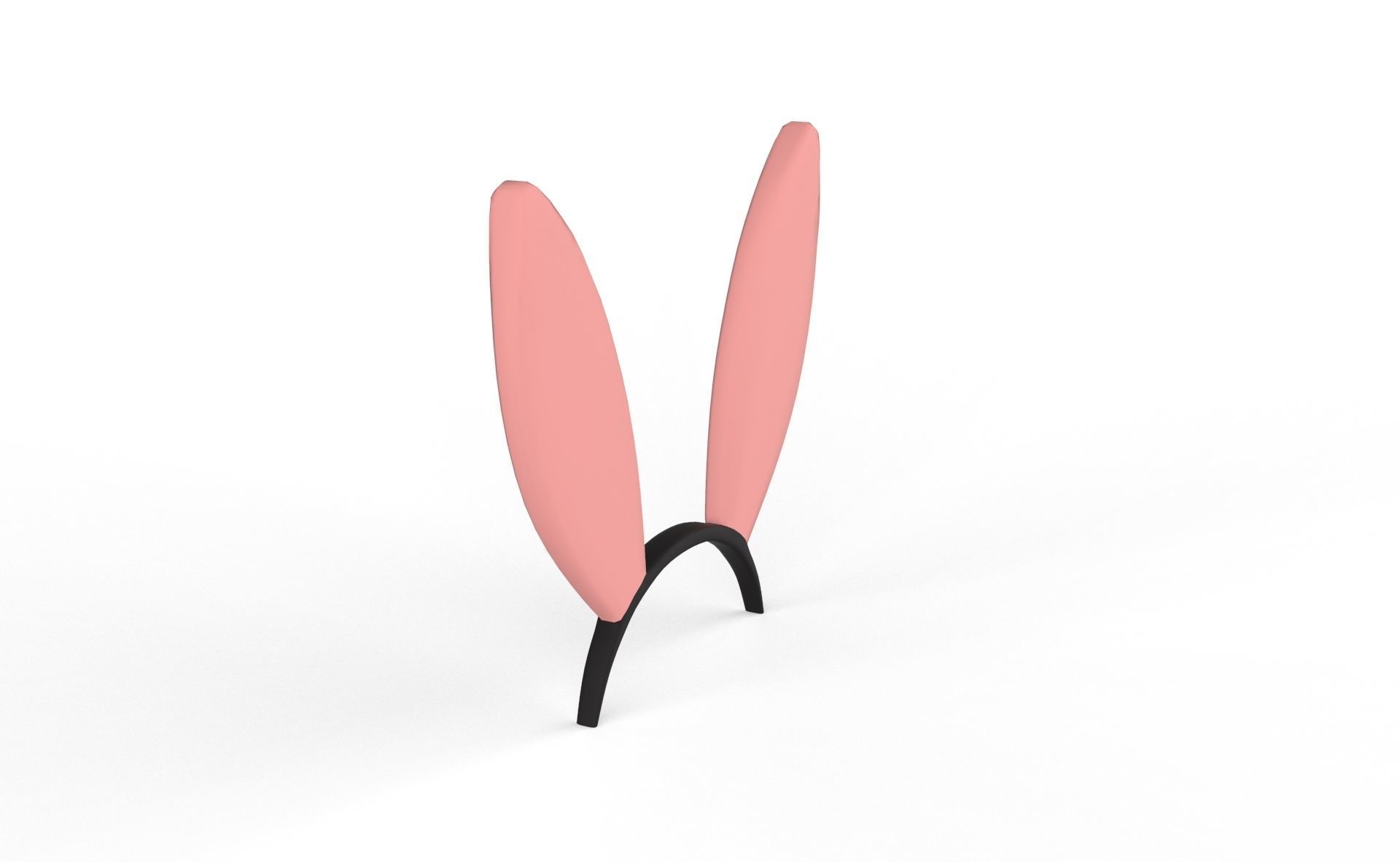Prop63 Rabbit Headband  Low-poly 3D model_5