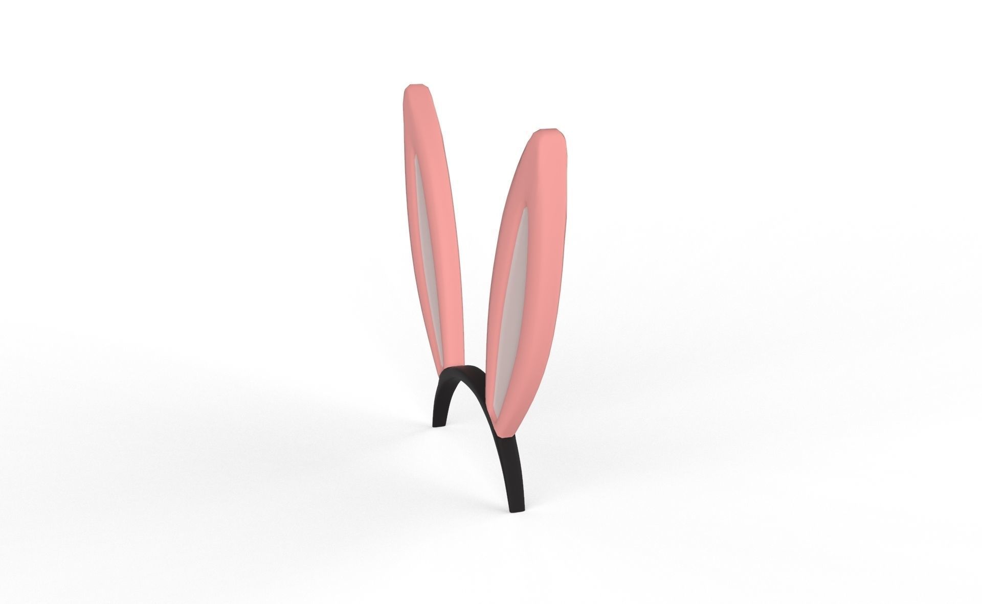 Prop63 Rabbit Headband  Low-poly 3D model_3