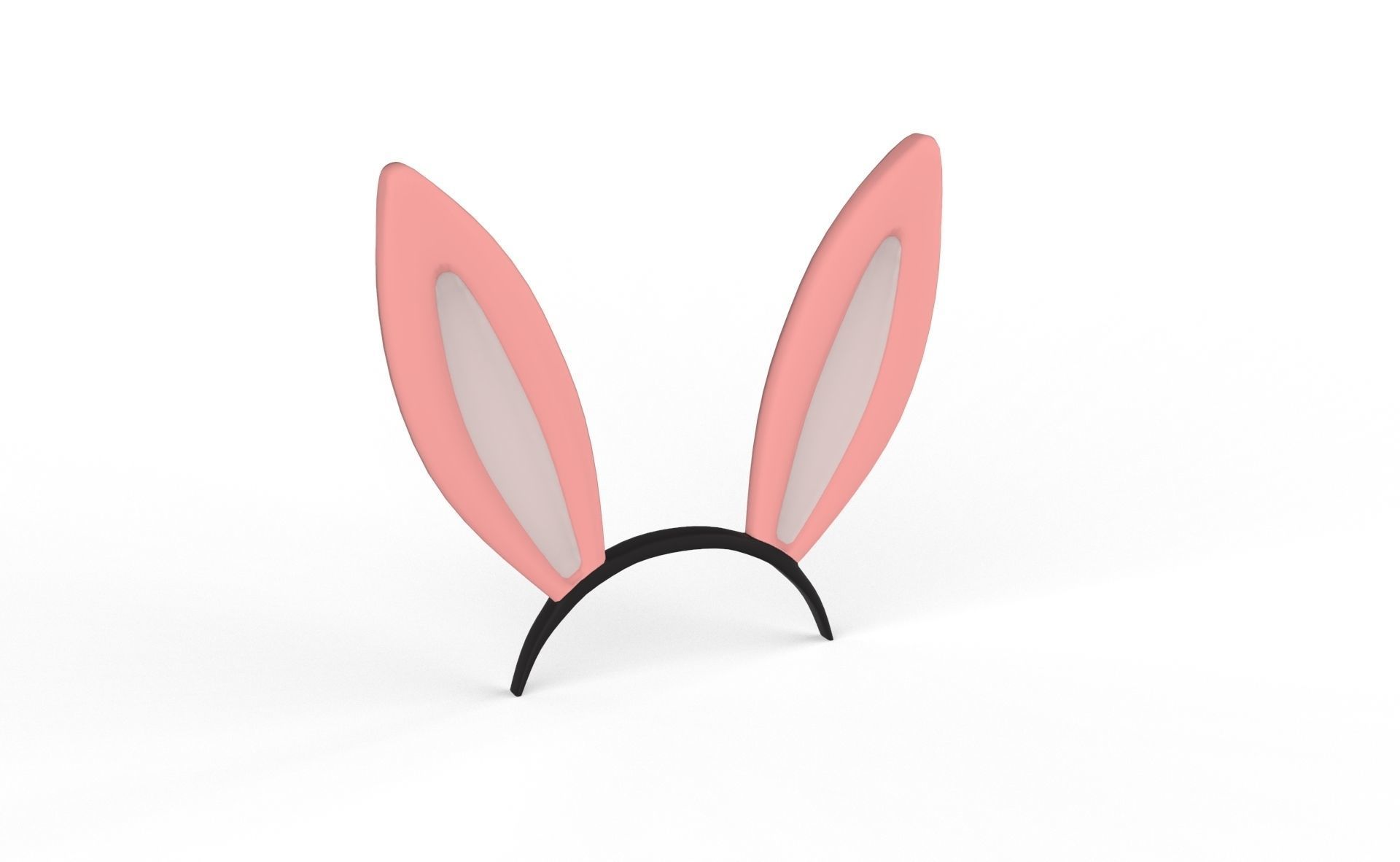 Prop63 Rabbit Headband  Low-poly 3D model_14