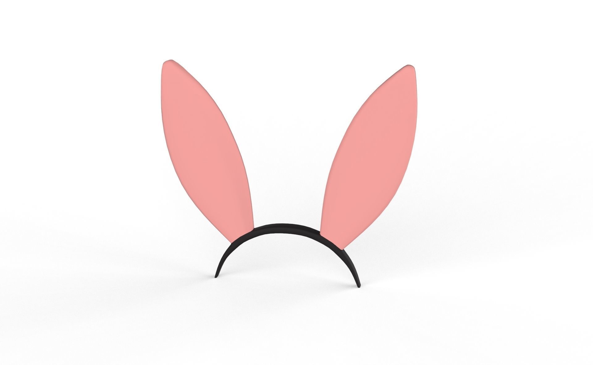 Prop63 Rabbit Headband  Low-poly 3D model_8