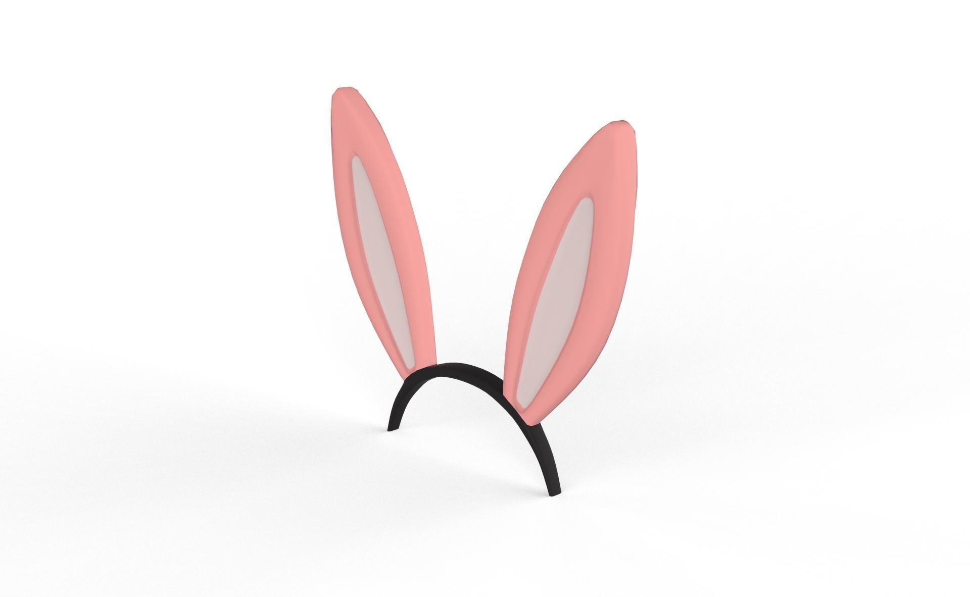 Prop63 Rabbit Headband  Low-poly 3D model_2