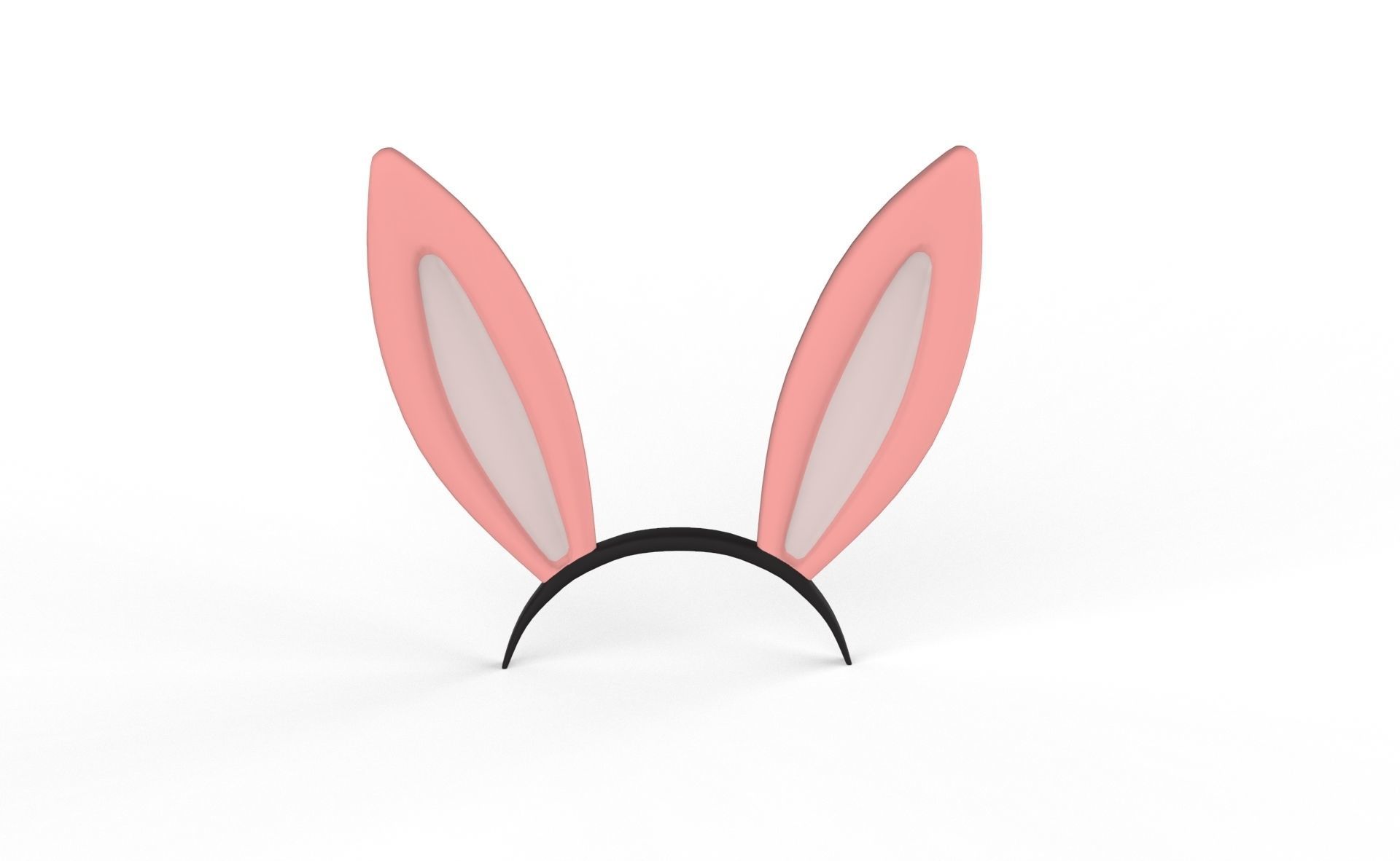 Prop63 Rabbit Headband  Low-poly 3D model_16