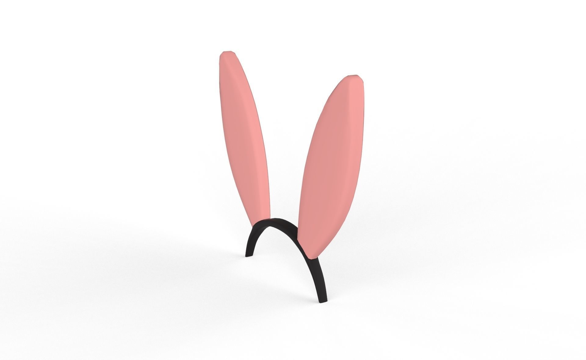 Prop63 Rabbit Headband  Low-poly 3D model_10