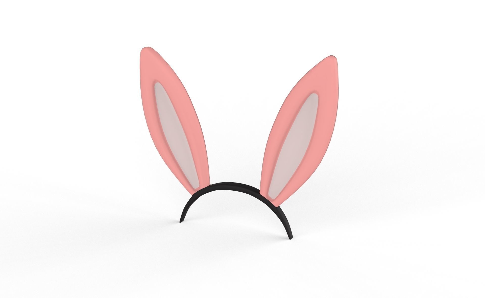 Prop63 Rabbit Headband  Low-poly 3D model_1