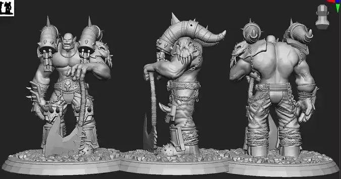 GARROSH WORLD OF WARCRAFT SCULPT 