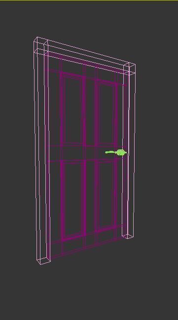 DOOR MODEL A1 Free 3D model_3