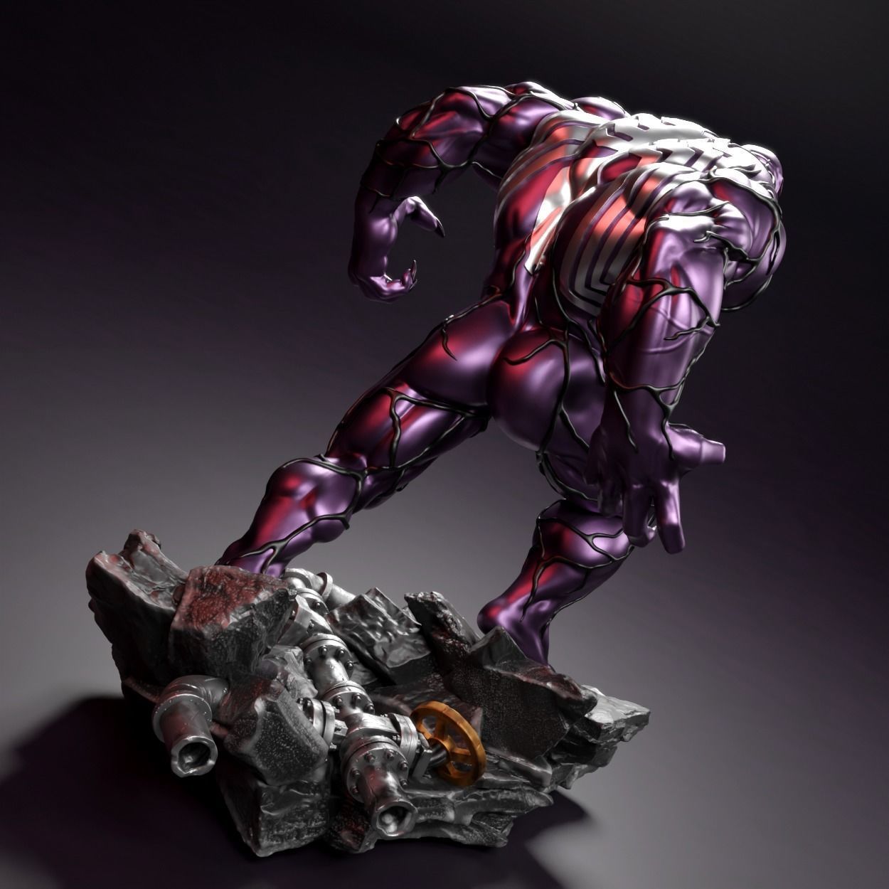 Venom 3D print model_2