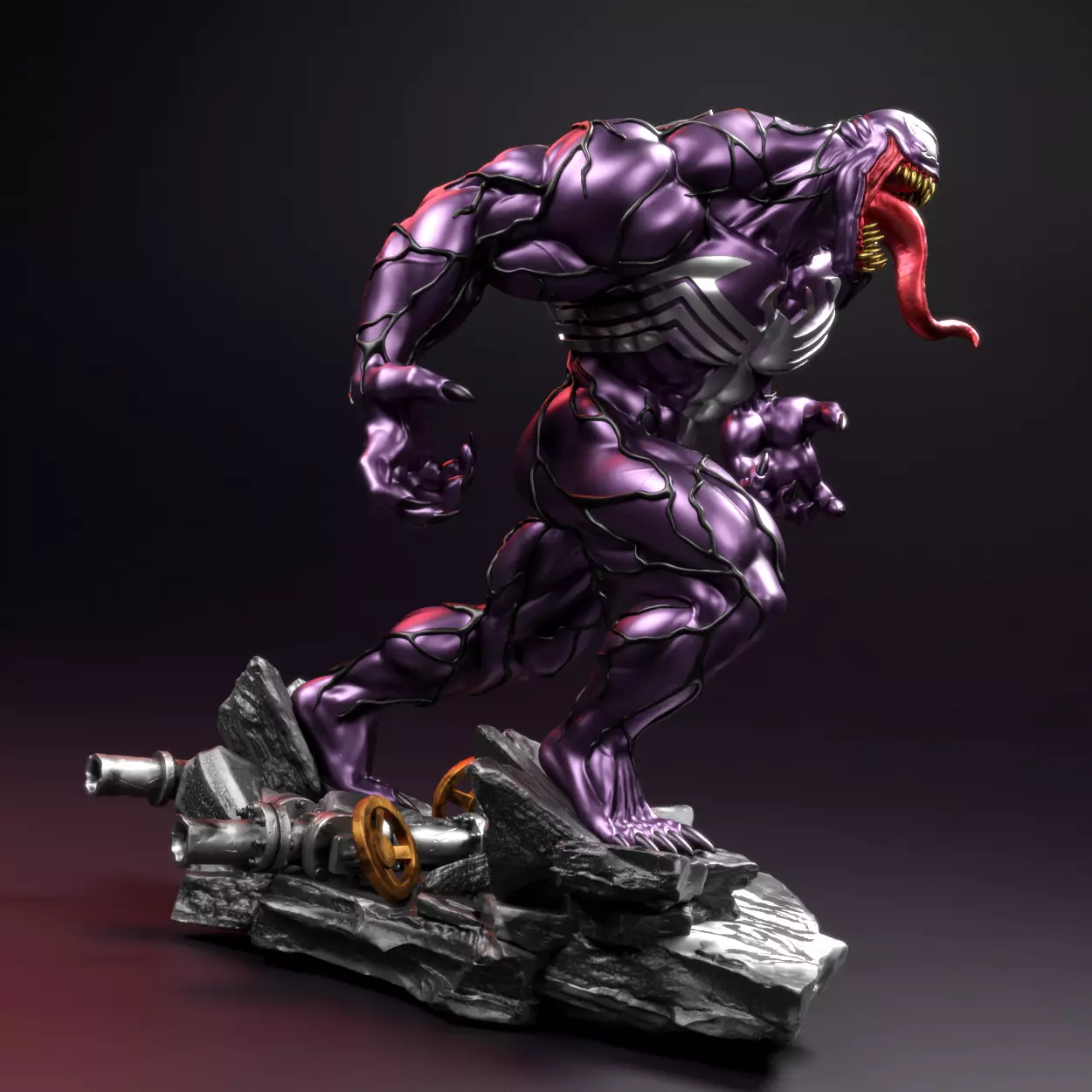 Venom 3D print model_0