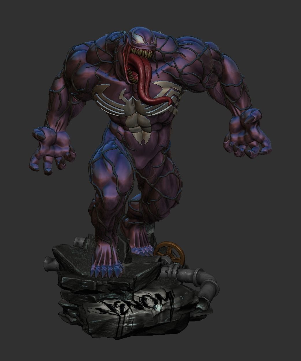 Venom 3D print model_22