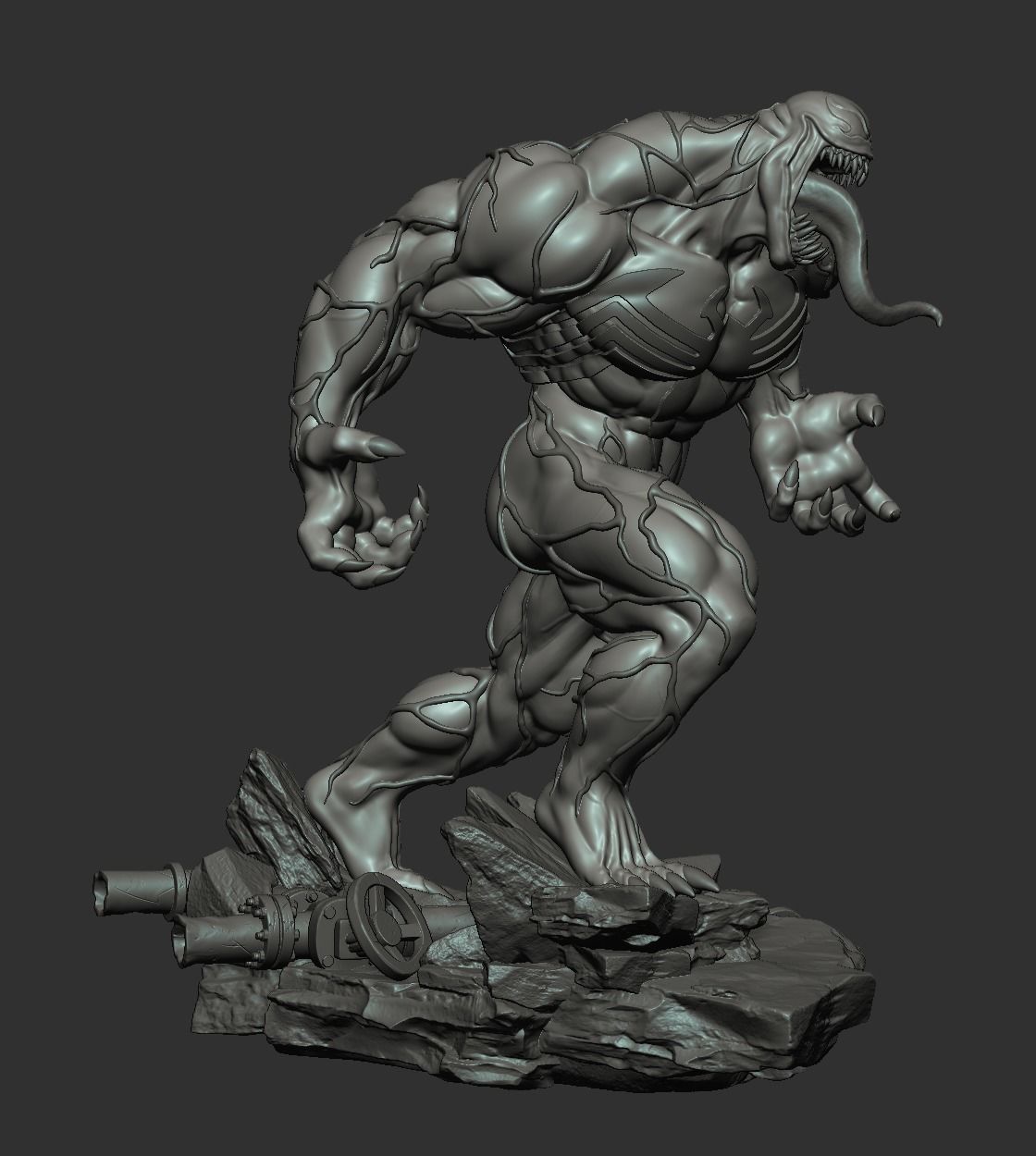 Venom 3D print model_12