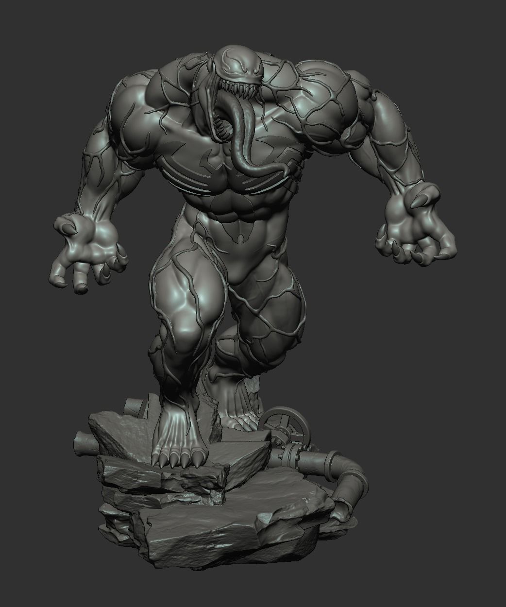 Venom 3D print model_15