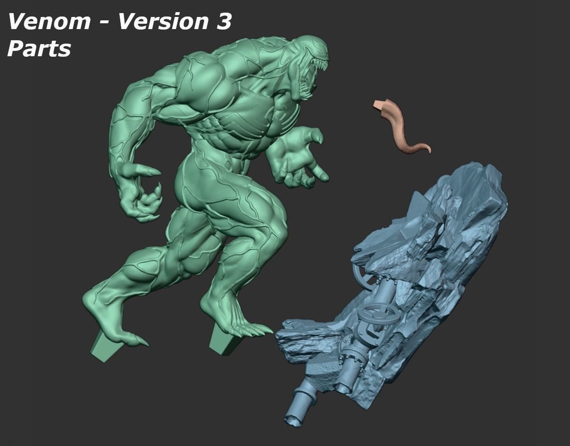 Venom 3D print model_28