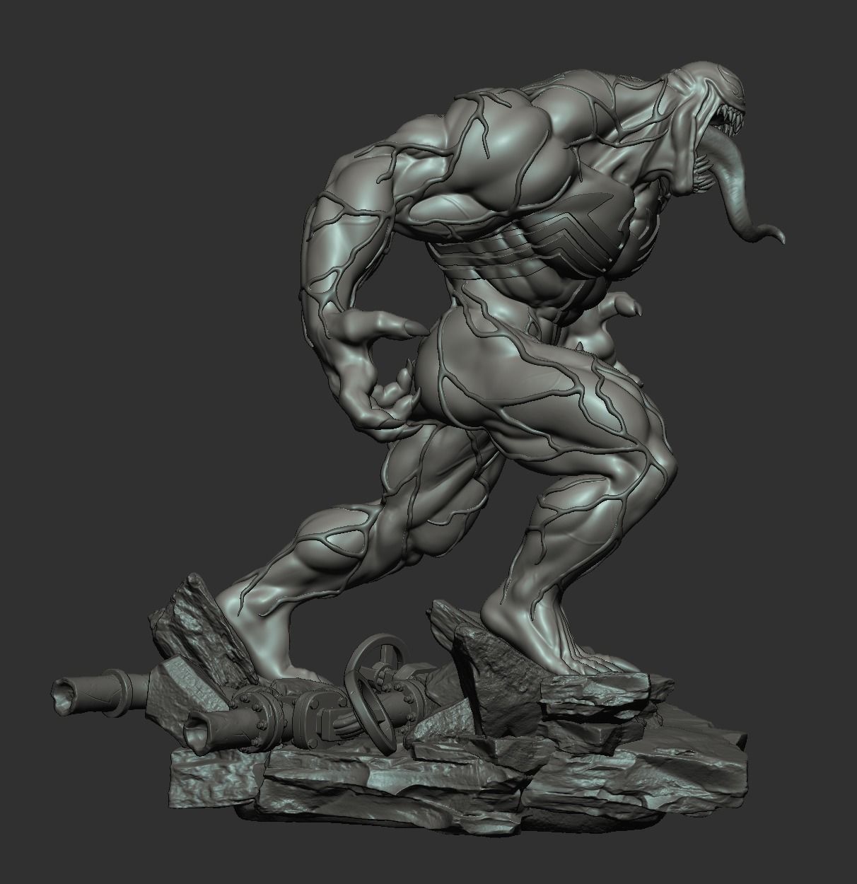 Venom 3D print model_11