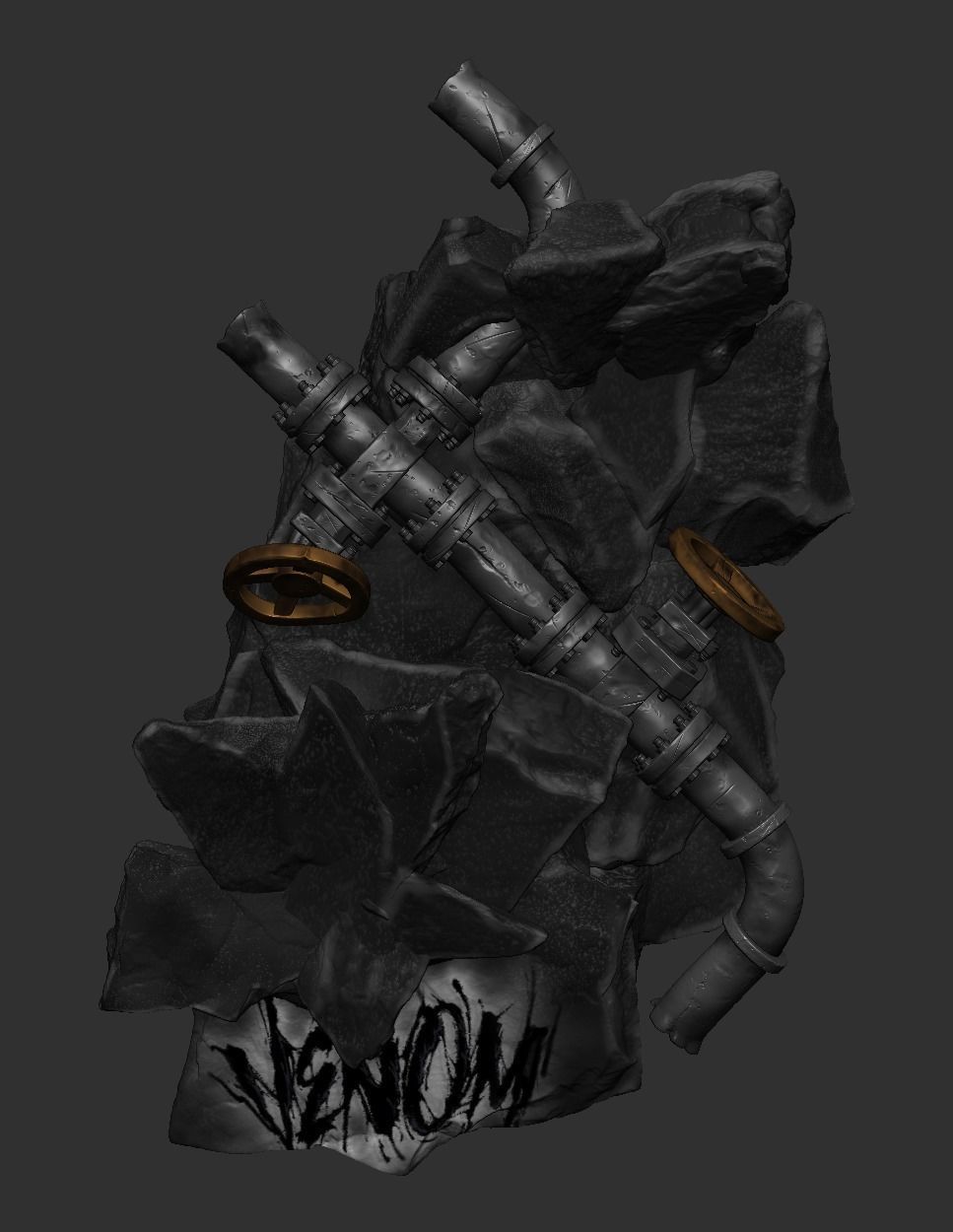 Venom 3D print model_25